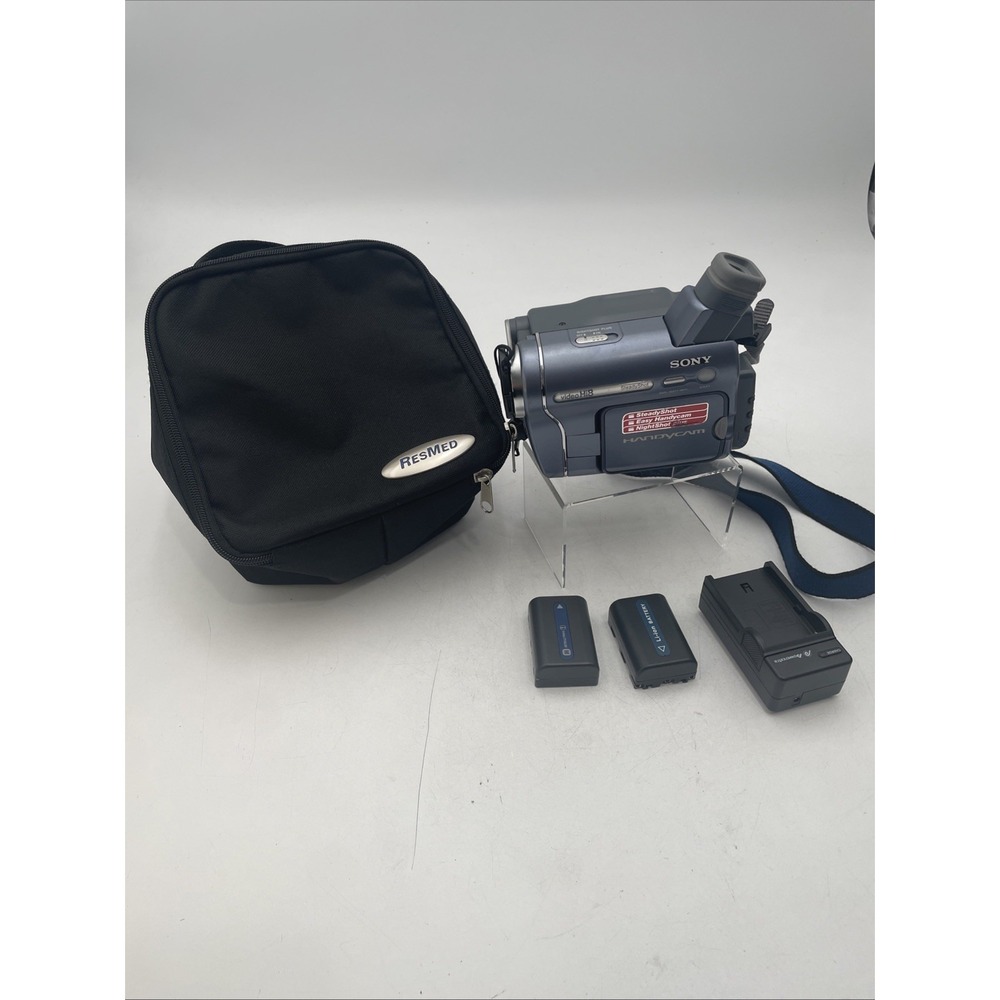 Sony HI8 Handycam Video Recorder CCD-TRV328 W/ 2 Batteries+Charger+Bag -TESTED